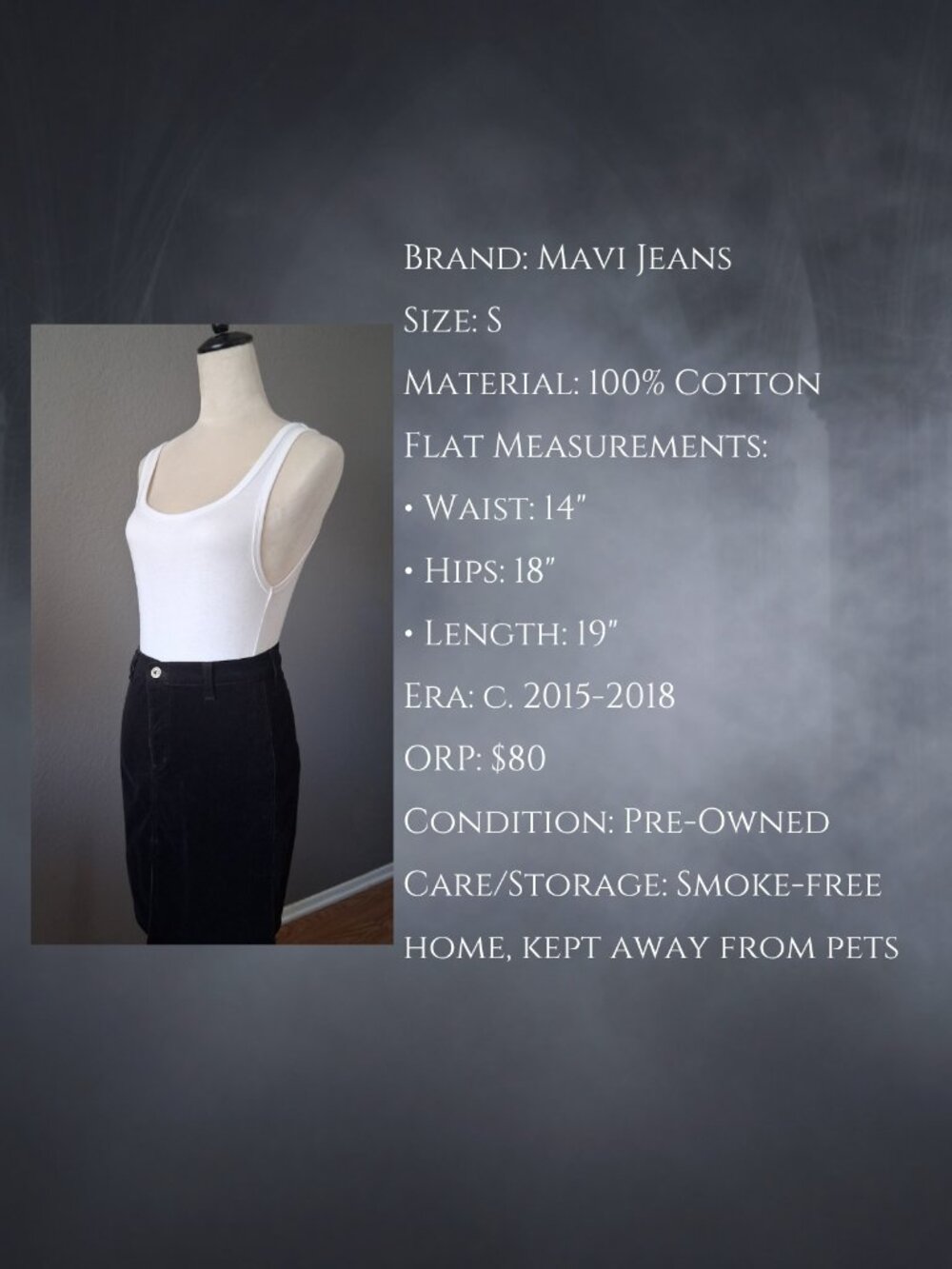 🪦 Mavi Jeans Mavi Melanie Corduroy Skirt Size S 🪦